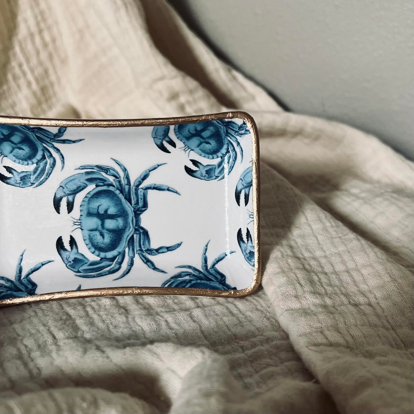 Ceramic Crab Jewelry Tray