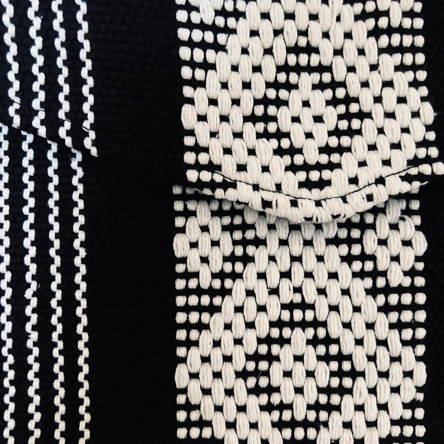The Carry All Clutch in Black & White