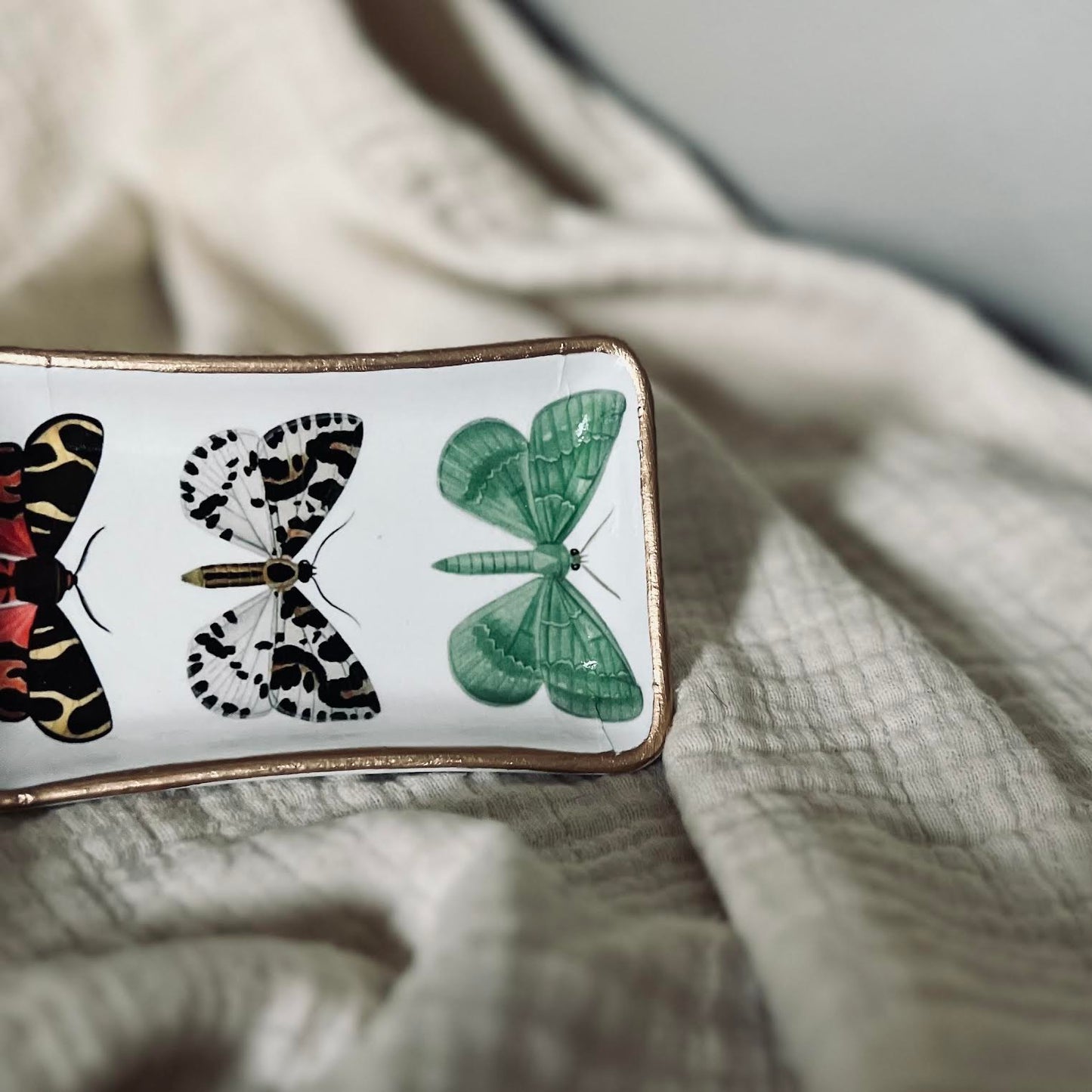 Ceramic Butterfly Jewelry Tray