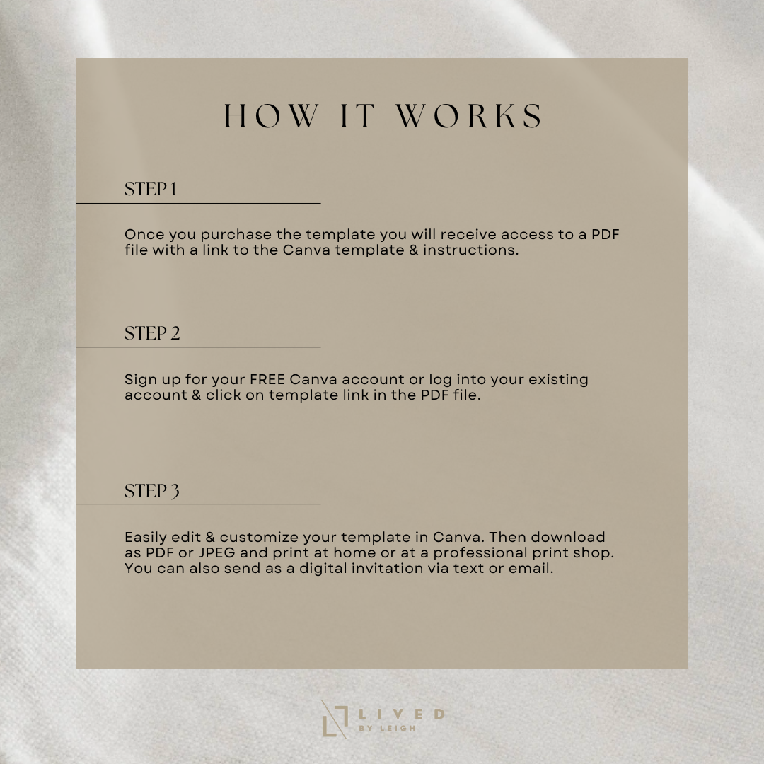 Dinner Menu Template - Currant