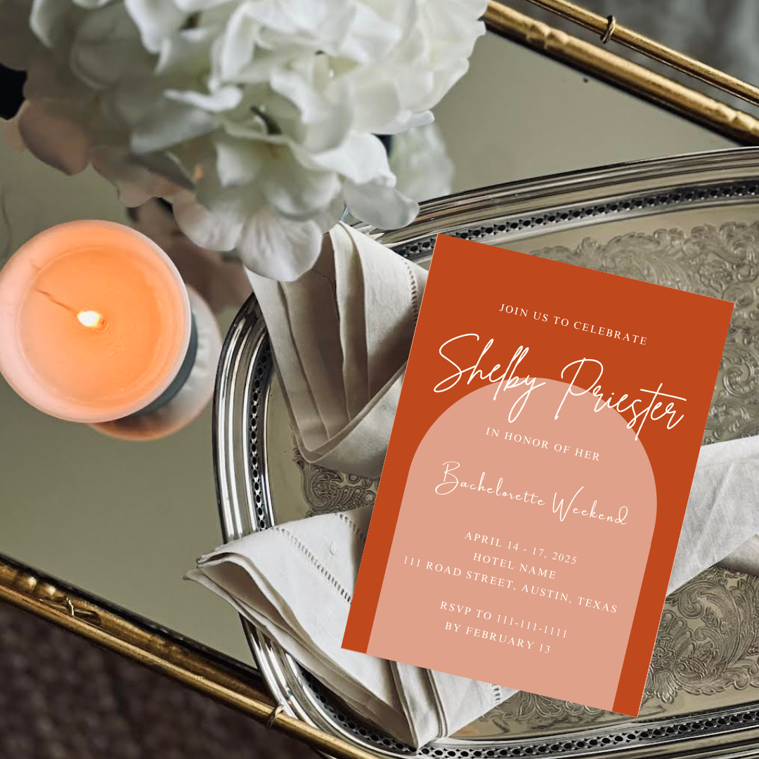 Miami Vibes Invitation Template - Currant