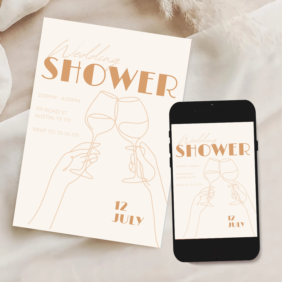 Shower With Love Invitation - Bridal Shower