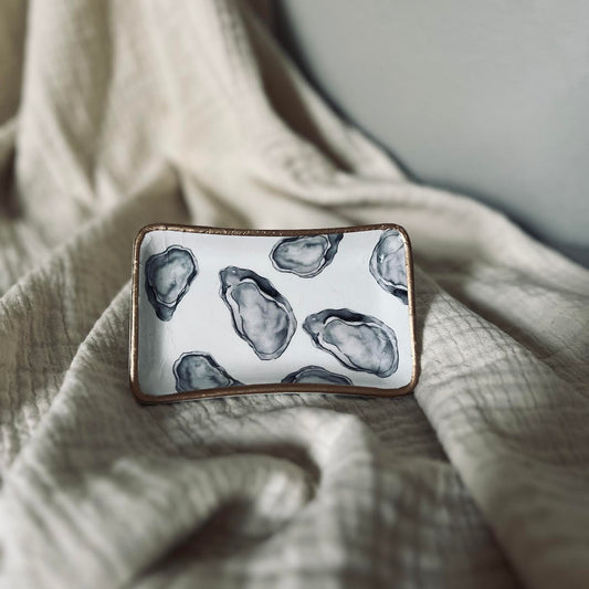 Ceramic Oyster Jewelry Tray