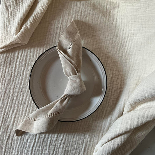 Hemstitch Linen Napkin (set of 4)