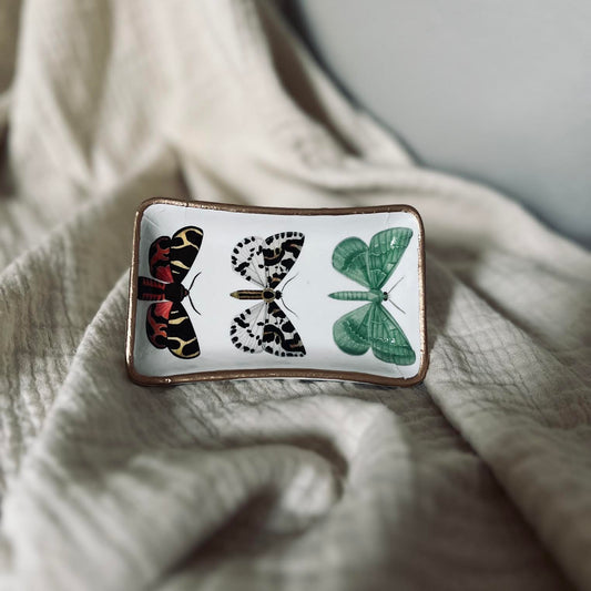 Ceramic Butterfly Jewelry Tray