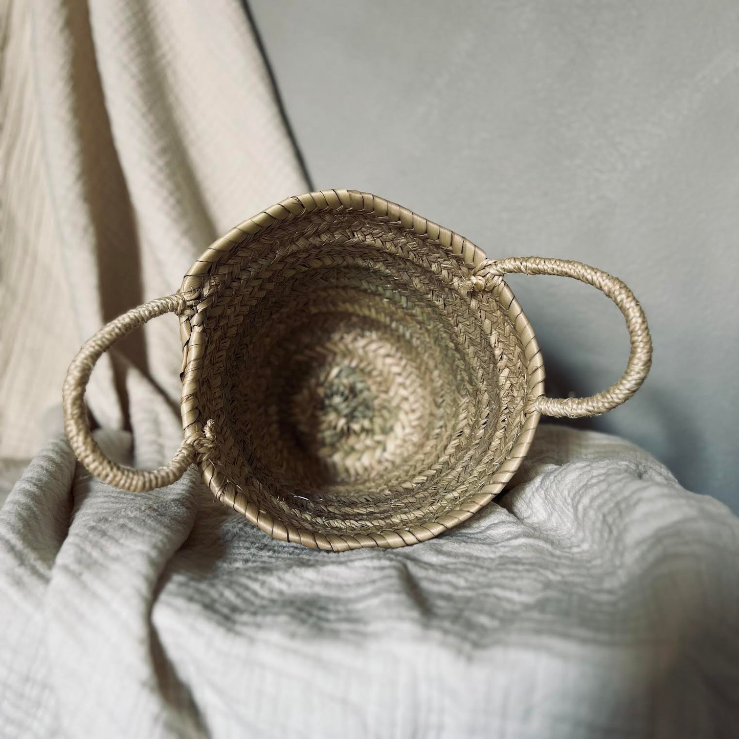 Small Gold Sequin Basket