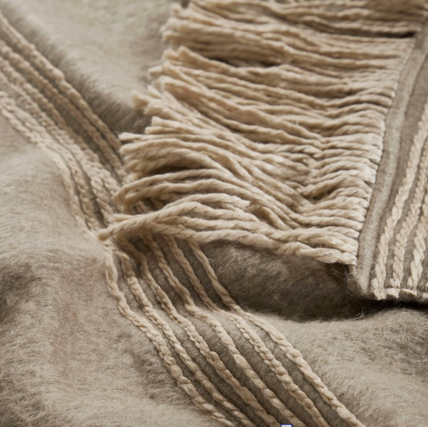 Soho Faux Mohair Throw